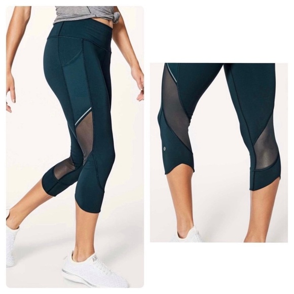 Lululemon Home Stretch Crop (19") Submarine - Picture 1 of 12